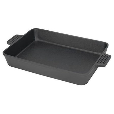 BAKEOFF 9 x 13 in. Cast Iron Bake Pan; Black BA191092